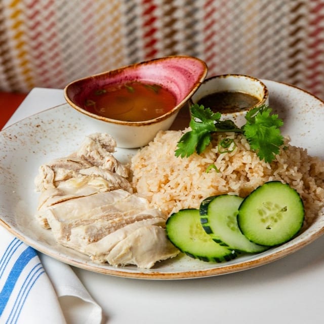 Lunch Khao Man Kai.