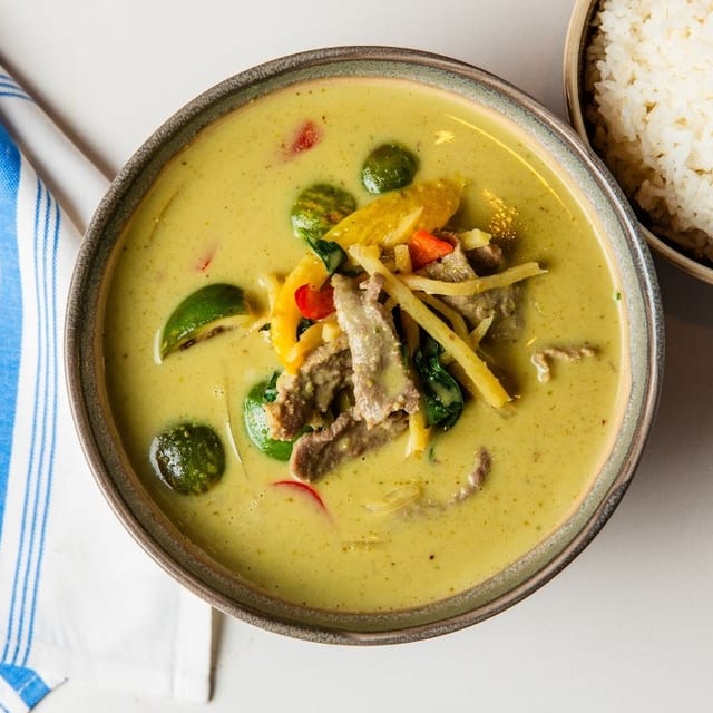 Lunch Green Curry.