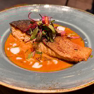Grilled Salmon with Panang Curry