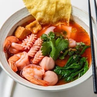Pink Noodle Soup (Yen Ta Four)